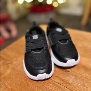 Hey Dude Kids Black Sneakers with White Soles